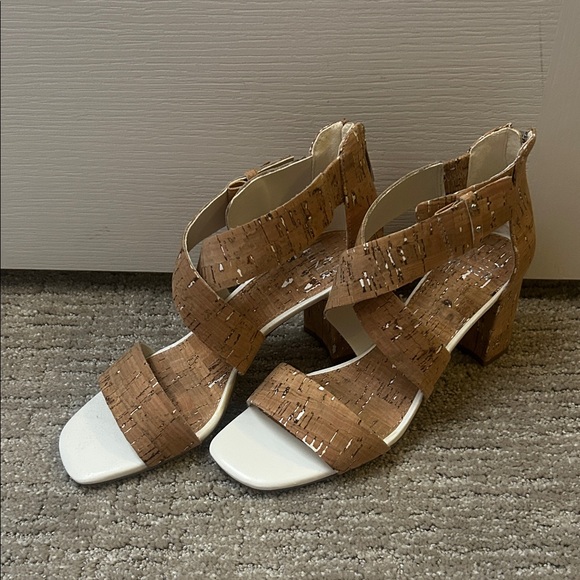 Donald J. Pliner Shoes - Donald J. Pliner Tan Strappy Heels